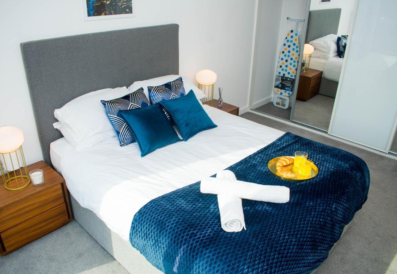 Exoticstay Apartments - Ultra Luxe Top Floor Suite - City Centre Apartment With Cube View - Smart 4K Tv With Ultrafast Wifi & Netflix Birmingham Eksteriør billede