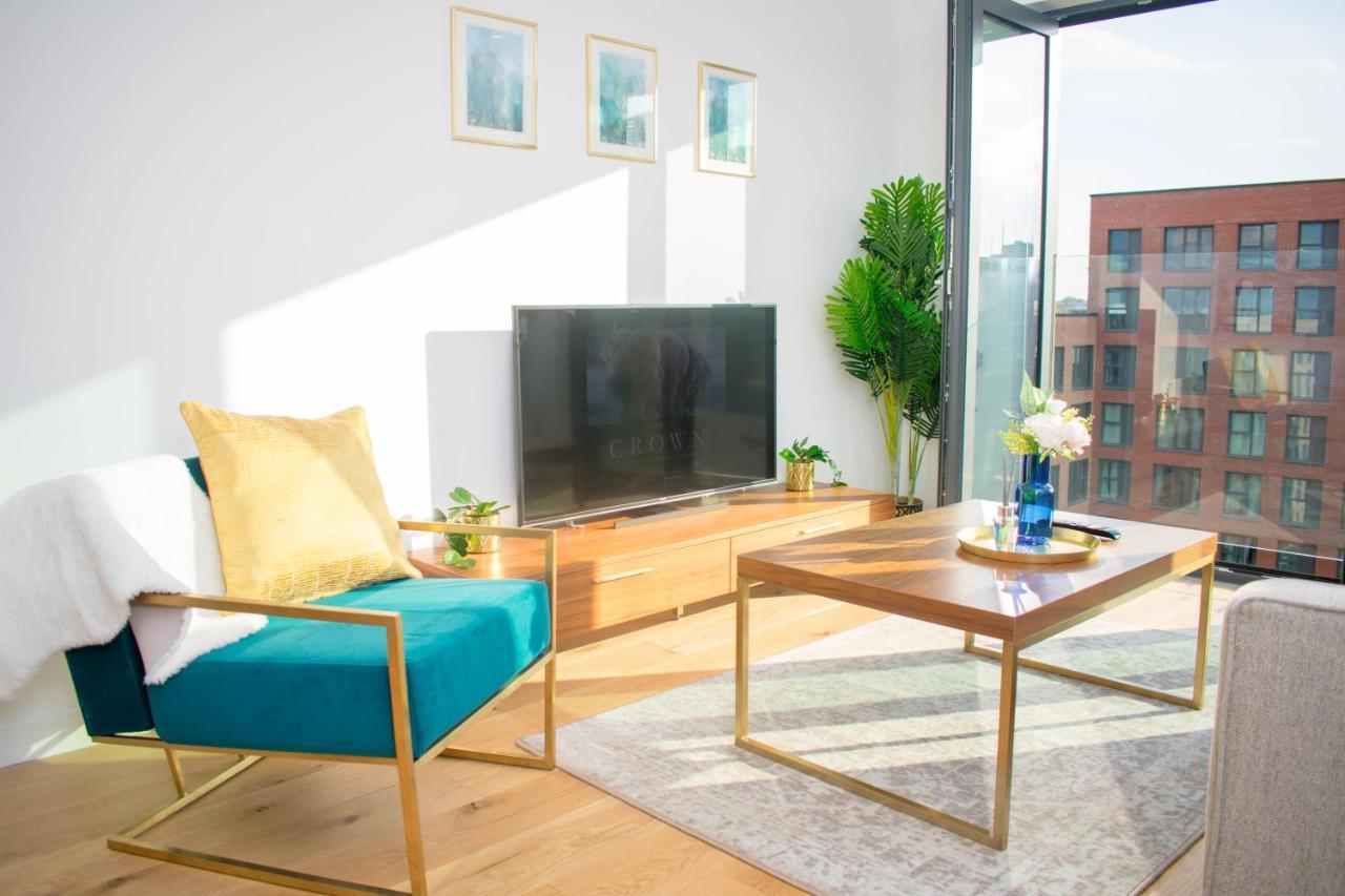 Exoticstay Apartments - Ultra Luxe Top Floor Suite - City Centre Apartment With Cube View - Smart 4K Tv With Ultrafast Wifi & Netflix Birmingham Eksteriør billede